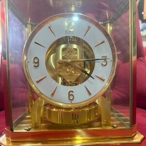 Atmos Clock Jaeger Lecoultre Gold